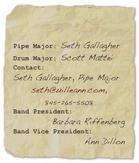 Pipe Major: Seth...